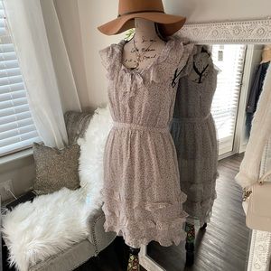 J. Crew Ruffled Hem Silk Dress Size 2